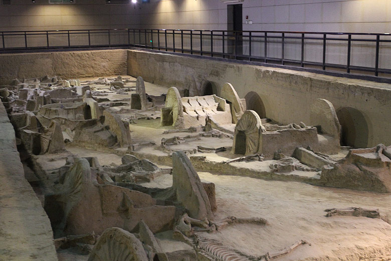 Лоян, Музей Императорских Повозок (Luoyang, Museum of Luoyang Eastern Zhou Royal Horse and Chariot Pits)