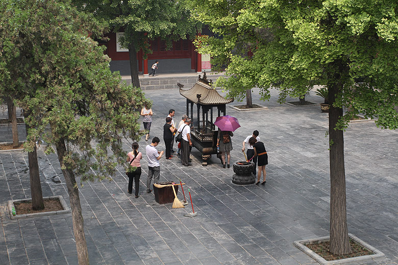 Лоян, Храм Белой Лошади, Вид с Башни Колокола (Luoyang, White Horse Temple, View from the Bell Tower)